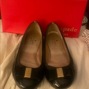 kate spade Black Ballet Flats